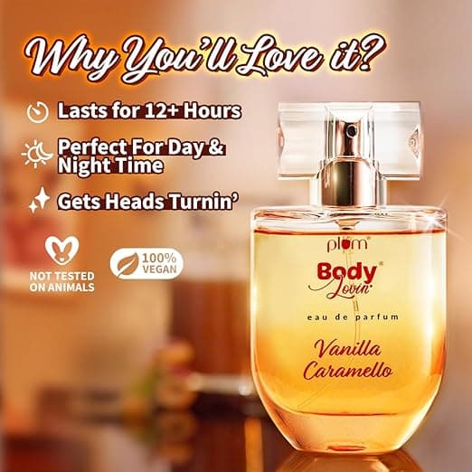 lum BodyLovin' Vanilla Caramello Eau De Perfume (Parfum) 50 ml| Long-Lasting Gourmet Fragrance | Luxury Perfume for Women | Vanilla, Caramel & Pistachio Notes. 3