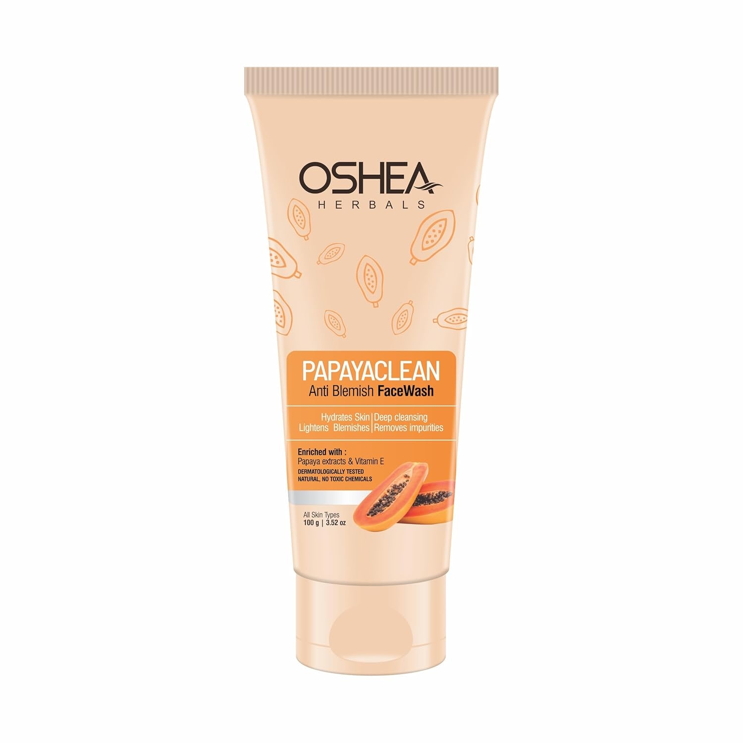 0shea Herbals Papayaclean Anti Blemishes Face Wash 1