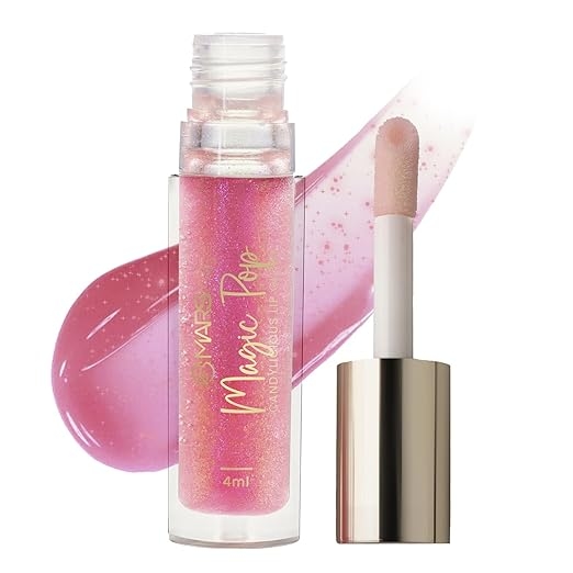 MARS Candylicious Sheer Lip Gloss for Women | Hydrating & High Shine | Lightweight | Non-Sticky | Enriched with Vitamin-E, Hyaluronic Acid & Avocado Ester (4.0ml) (09-MAGIC POP) 1