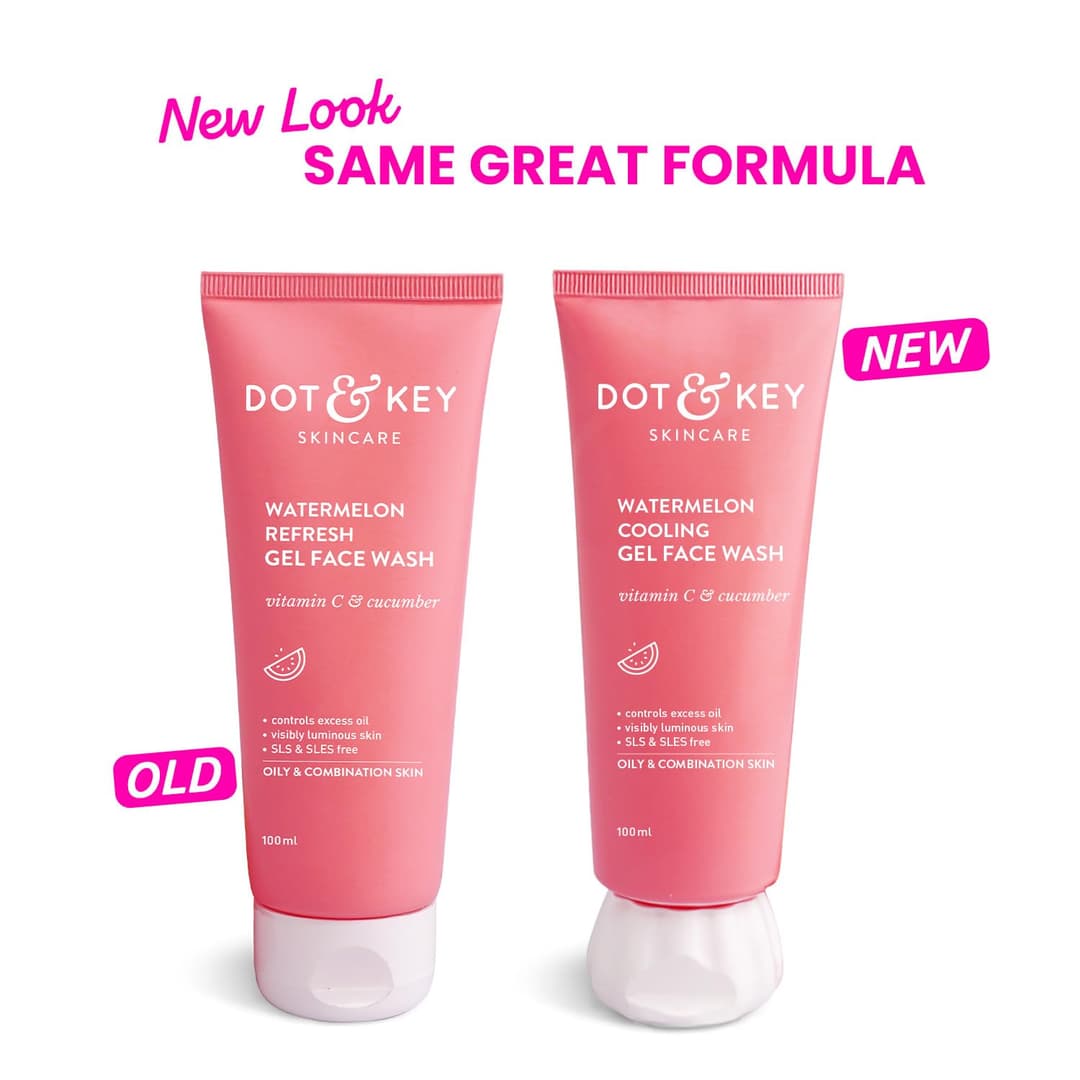 DOT & KEY Watermelon Super Glow Gel Face Wash With Vitamin C & Cucumber 100ml 5
