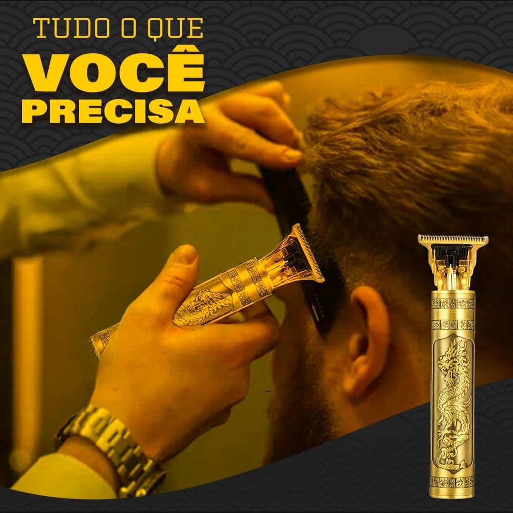 Professional Hair Trimmer Dragon Phoenix Charging Battery Hair Clipper Shaver Beard T Barber Hair Cutting Machine Hair Cut For Men
