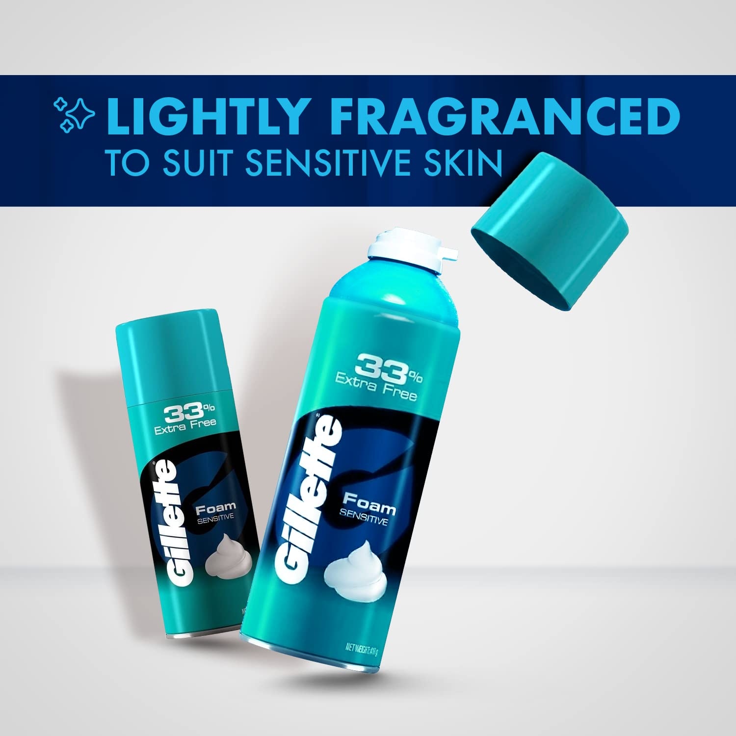 GlLLETTE Classic Sensitive Shave Foam - 418g 4