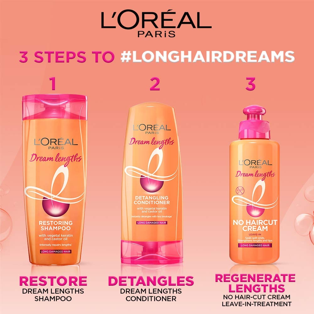 LOreal Paris Dream Lengths Restoring Shampoo - 650 ml 5