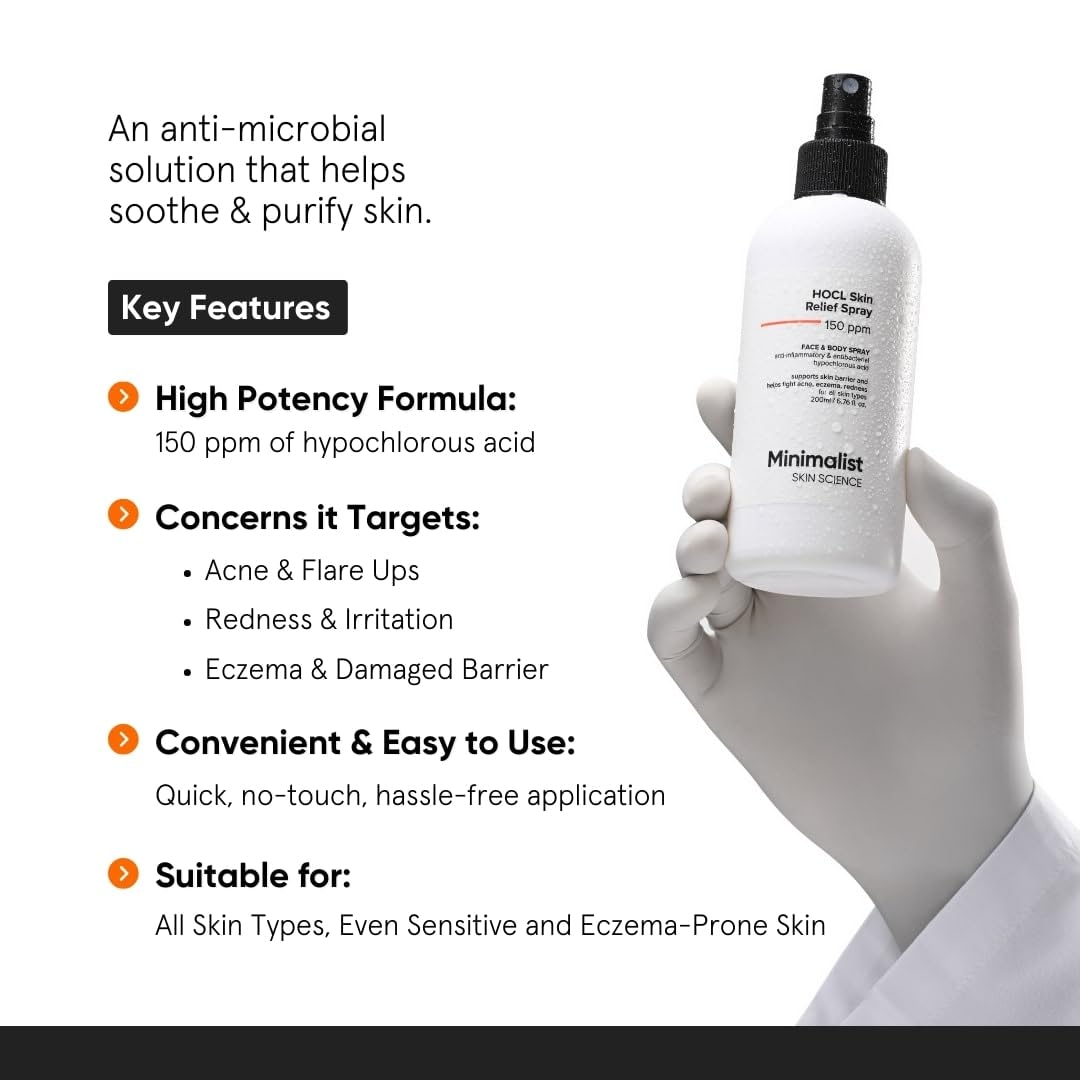 Minimalist Anti-Acne HOCL Face & Body Spray For Skin Relief 3