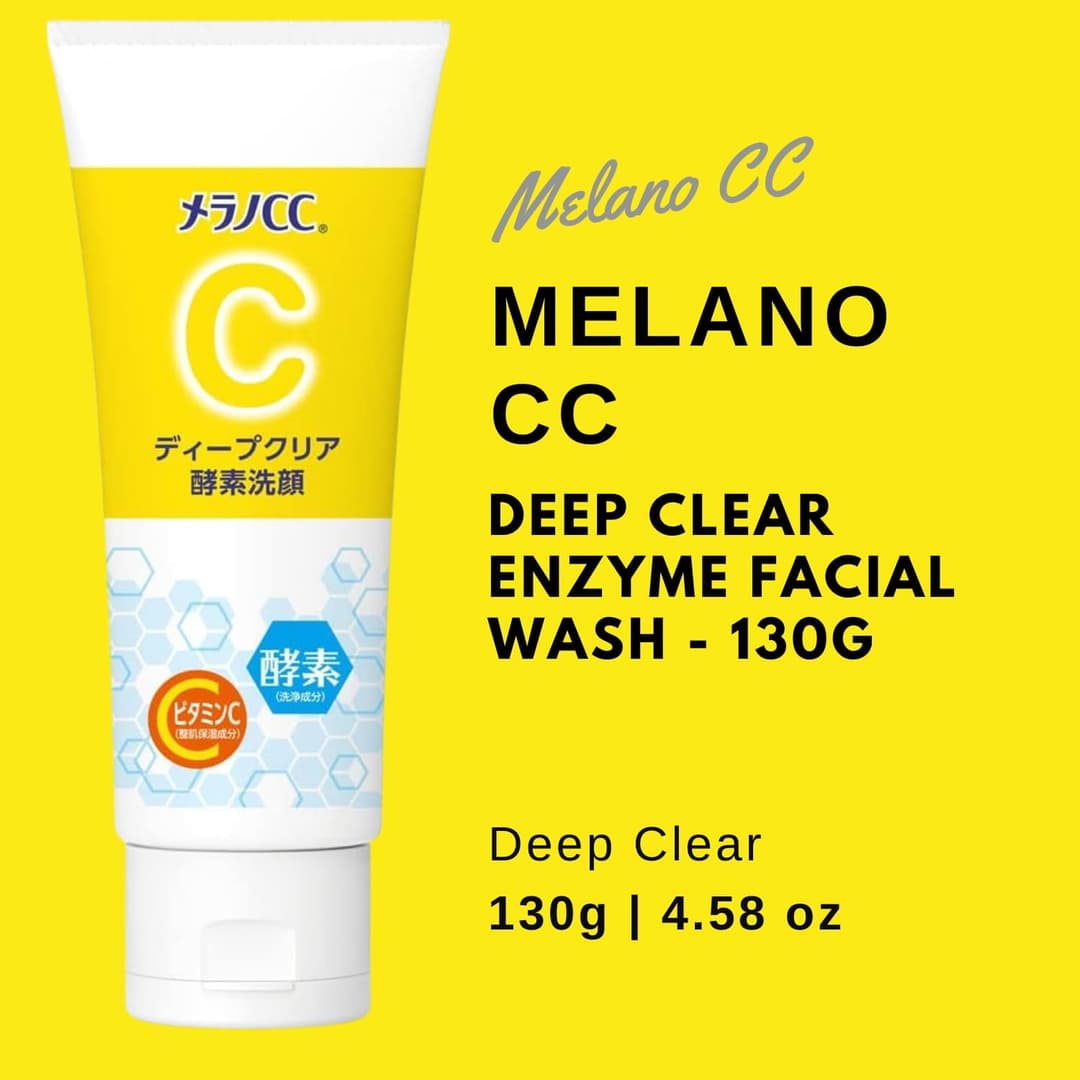 Rohto MELAN0 CC Deep Clear Enzyme Facial Wash 1