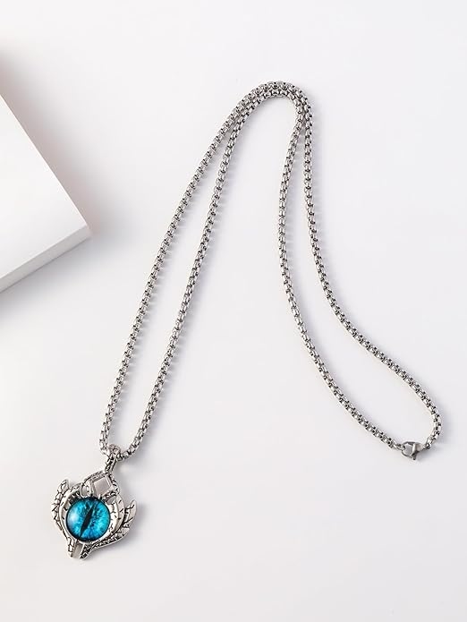 Devil Eye Pendant Necklace for Men/Boys - Stainless Steel 4