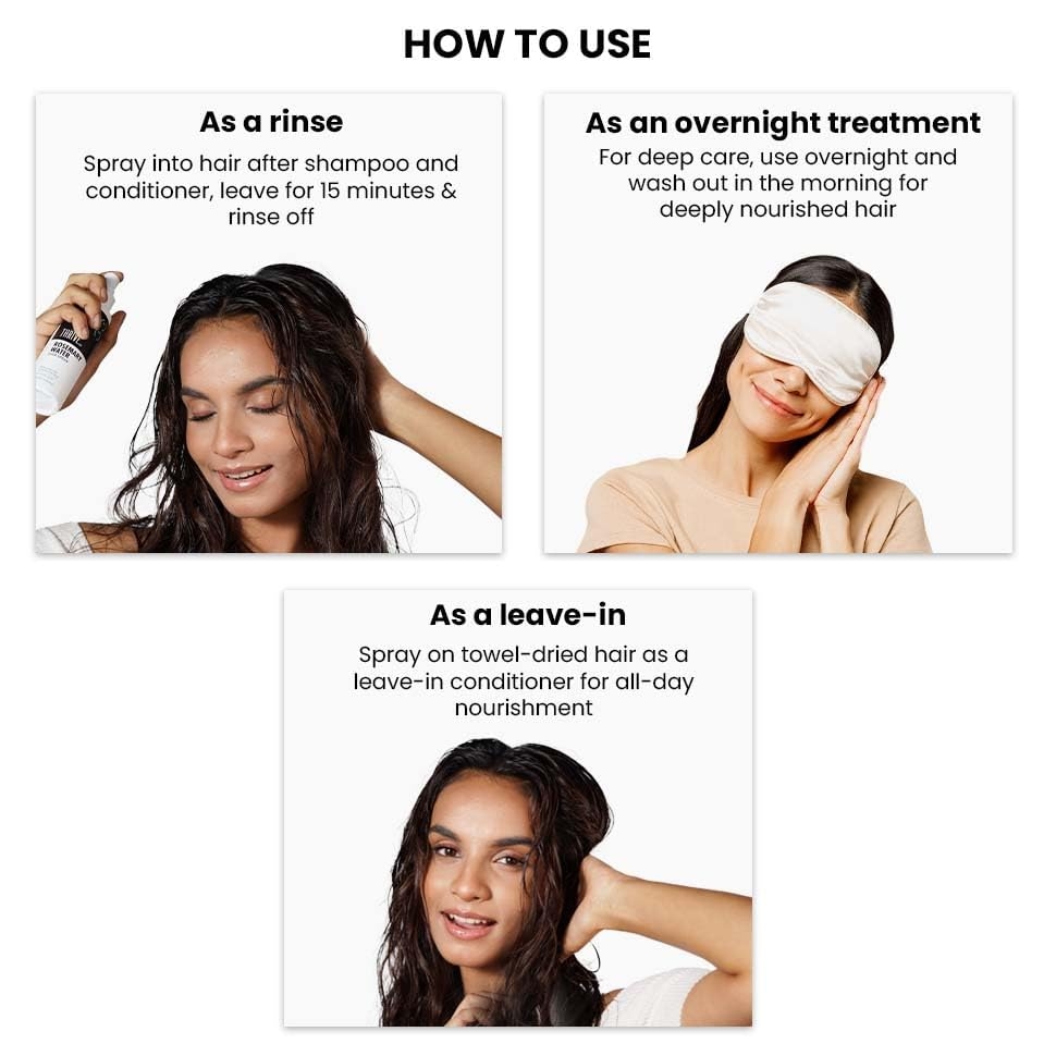 ThriveCo Rosemary Water Hair Spray | With 100% Natural Rosemary Extract, Rice Water & Hyaluronic Acid | For Hair Growth, Hair Fall Control, Hair Conditioning & Hair Shine | Men & Women, 6