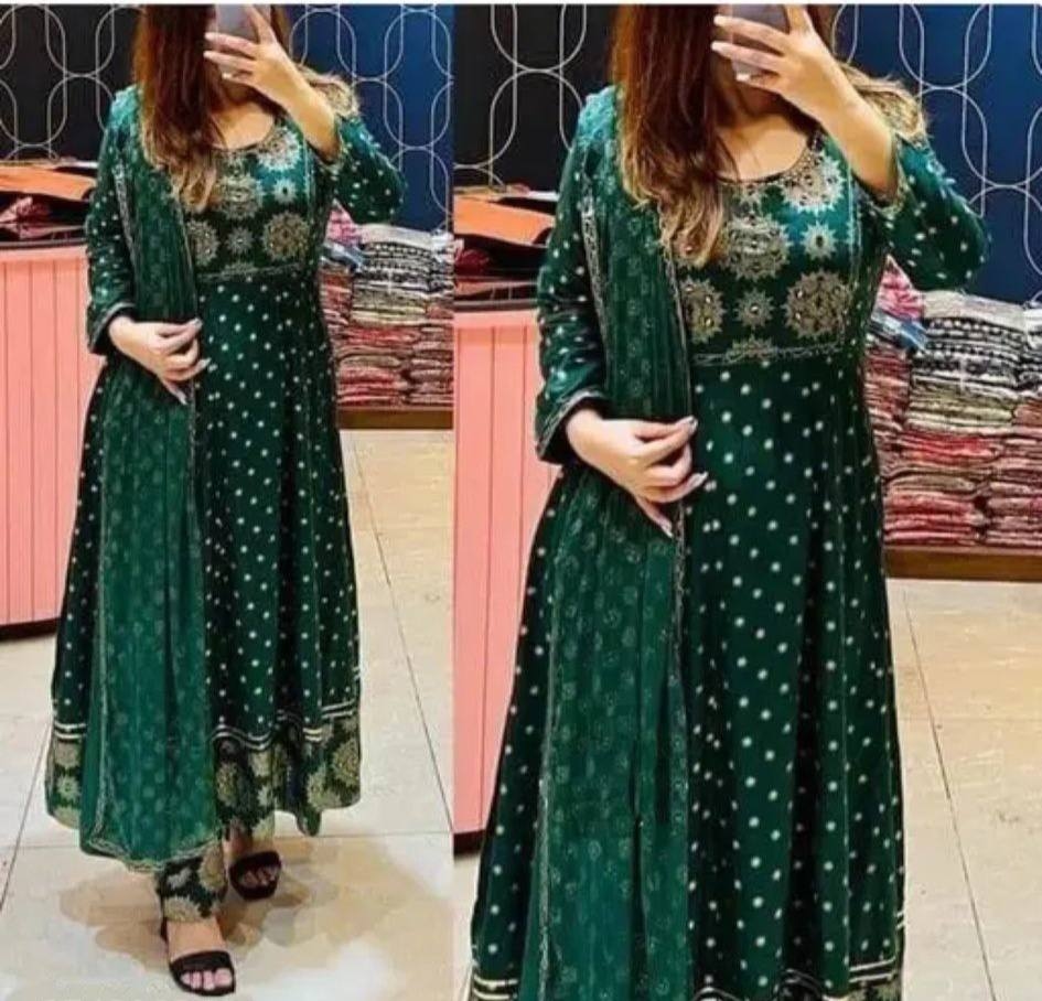 Pure cotton Anakarkali set for summer 3