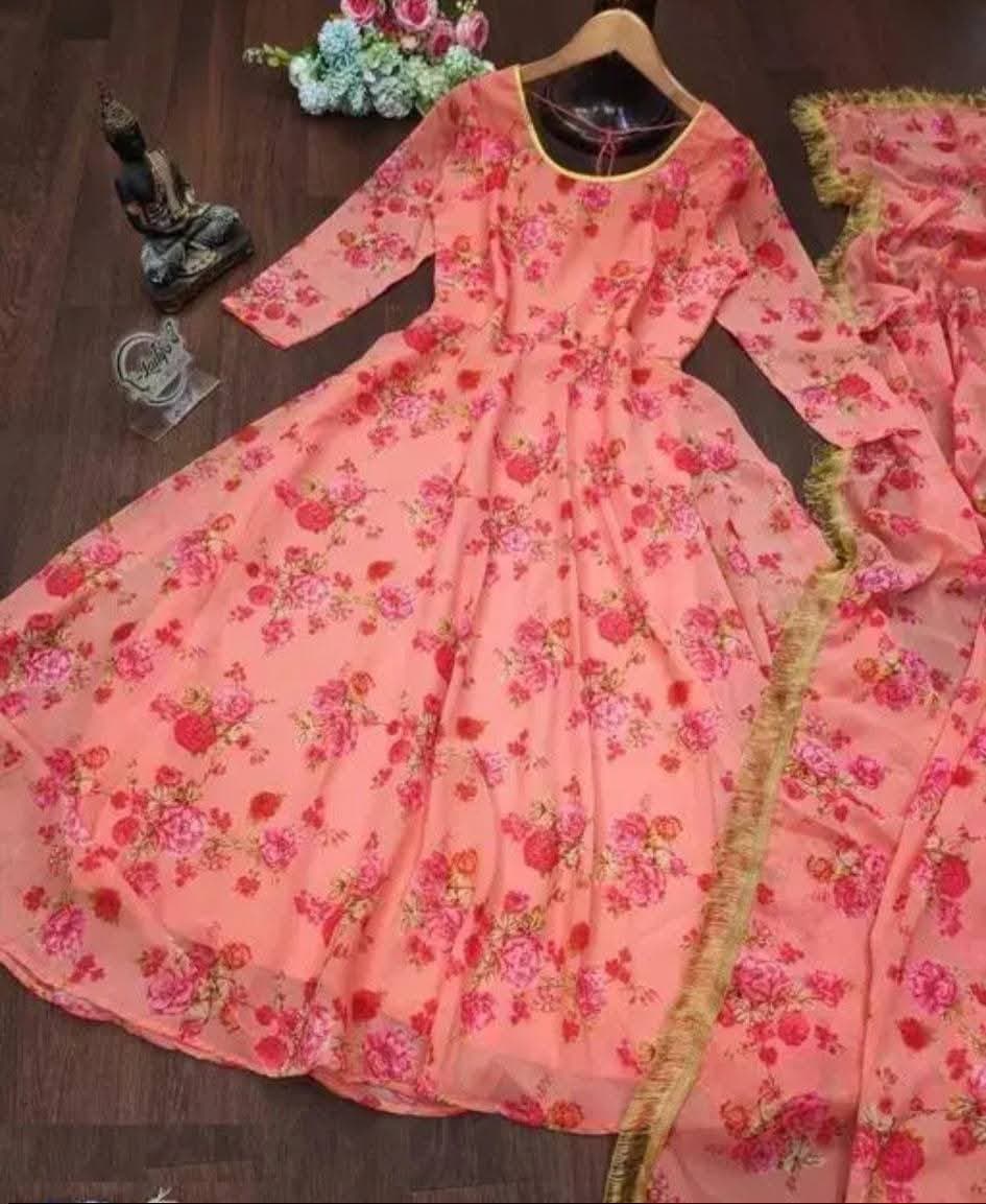 New printed anakarkali dress 3