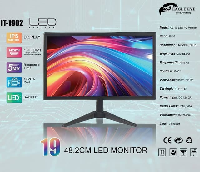 IT-1902 EAGLE EYE MONITOR 19"