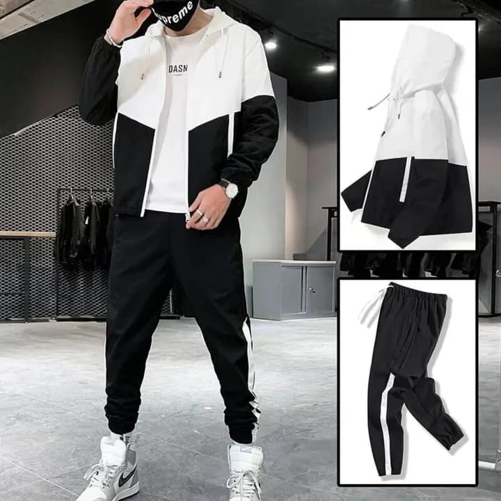 Stretchable Summer Jacket And Jogger Set For Men - Fashion | Joggers For Men | Jackets For Men | Men'S Wear | 1