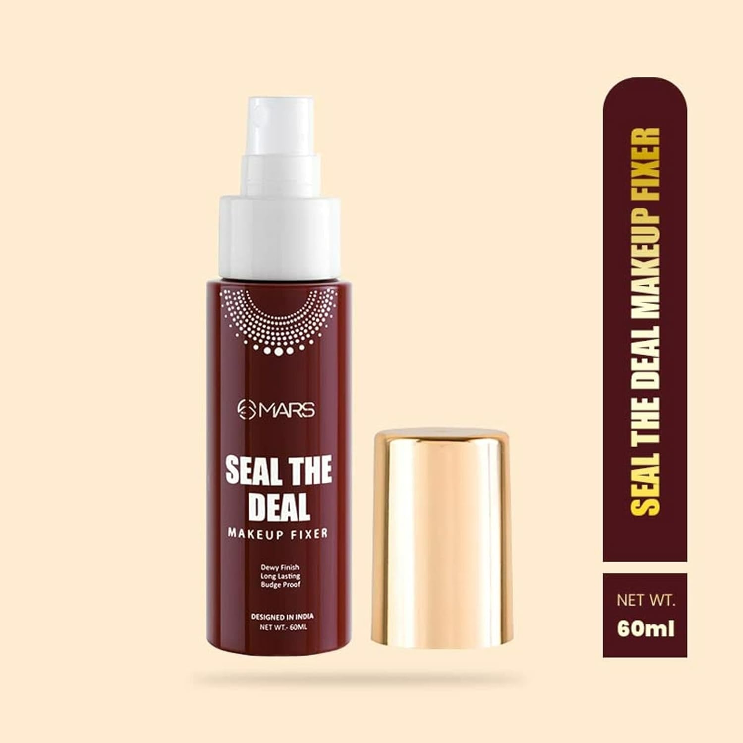MARS Seal the Deal Long-Lasting Makeup Fixer Spray with Hyaluronic Acid | Hydrating Dewy Base Setting Spray for Professional Face Makeup | Budge Proof | Non Sticky ,60 ml 2
