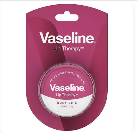 Vaseline Lip Therapy Rosy Lips, | Provides Hydration, Sheer Pink Tint & Glossy Shine 17gm Made In India 1