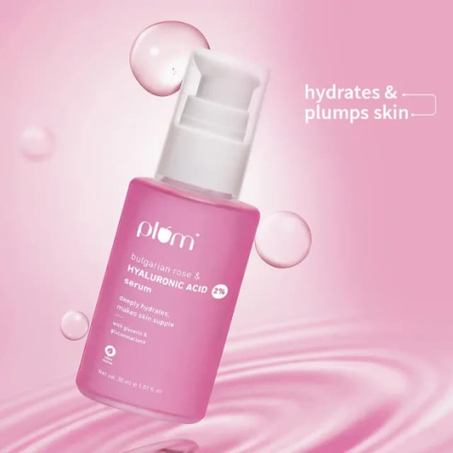 Plum 2% Hyaluronic Acid Serum with Bulgarian Rose - 30 ml