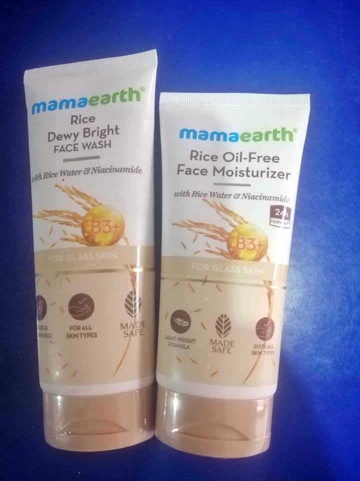 Mama earth face wash + moisturizer 3