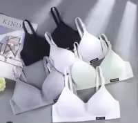 Ladies Bra Push up Bra Girls No Steel Ring Bra Anti-sagging Cotton Underwear