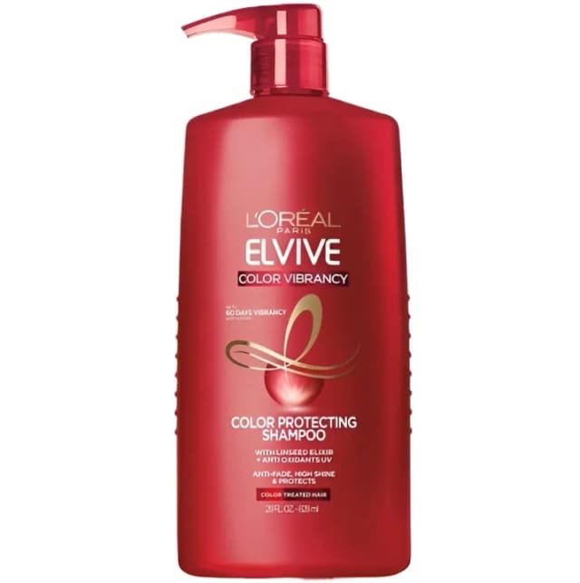 Loreal Paris Elvive Color Vibrancy Protecting Shampoo, for Color Treated Hair 828ml | Made in USA | Protecting Shampoo | For Color Treated Hair - By Allure Cosmetics