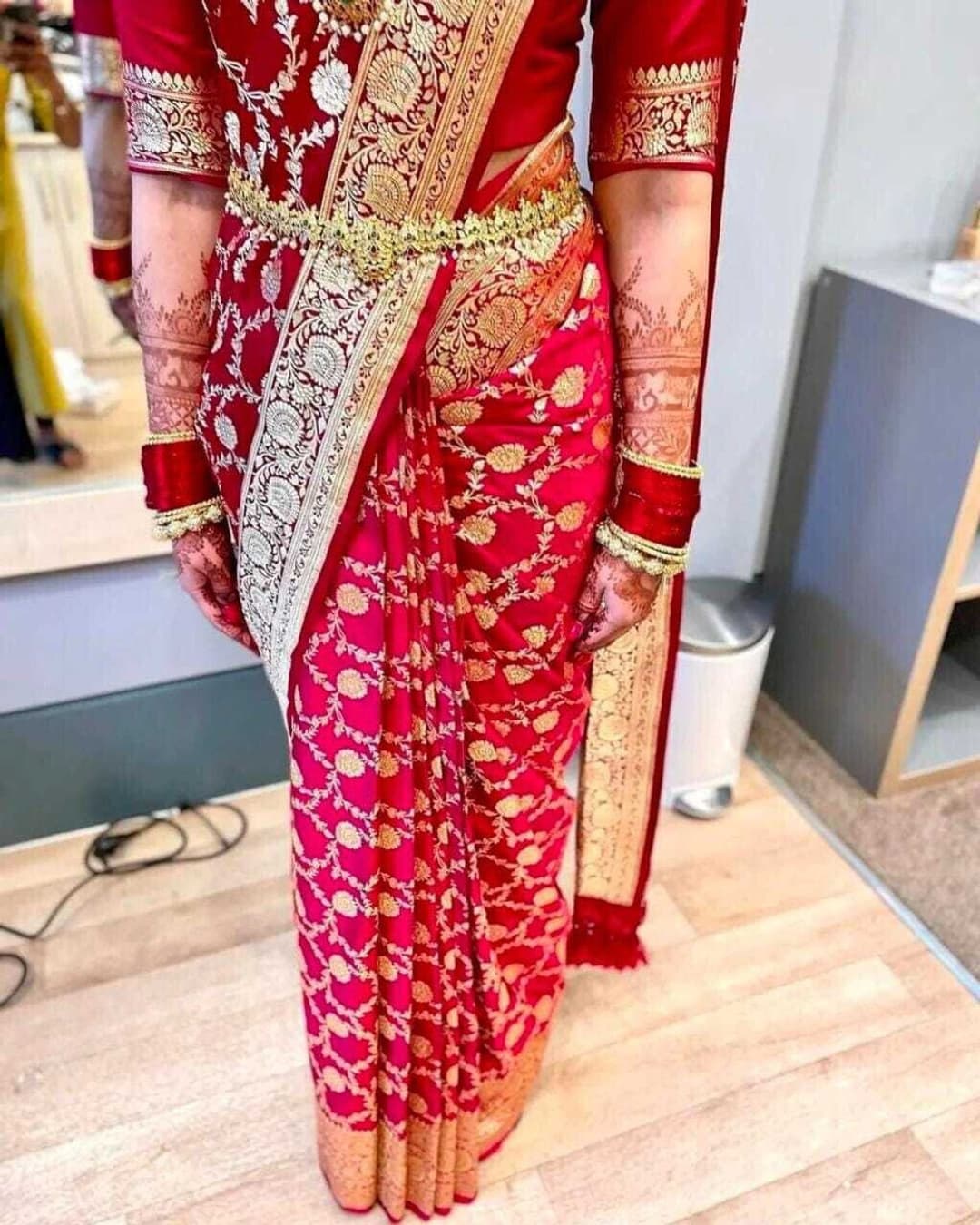 Latest Designer Bollywood Woven Banarasi Jacquard, Art Silk Saree Red Color/Available in Multiple Color/ Banarasi kanjiavarm paithani Bengali Bollywood patola litchi cotton silk saree | Trendy Party & Festive Wear | Traditional Ethnic Fashion | Buy Online 2