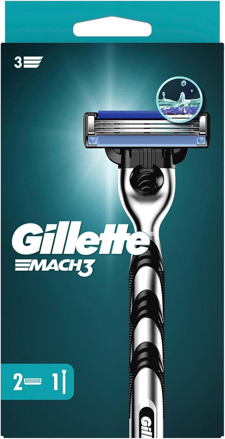 Gillette Mach 3 Men's Razor Blades - 8 Cartridge Refills 1