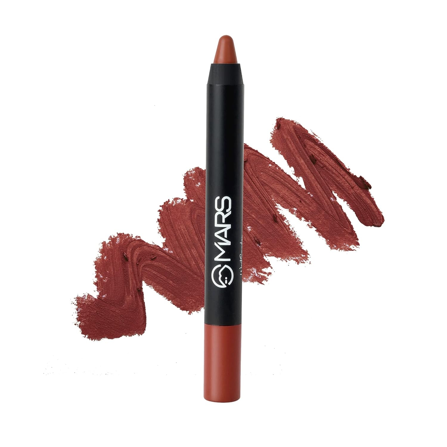 MARS Long Lasting Crayon Lipstick up to 12 Hours Stay | Matte Finish | Waterproof | Won't Smudge Won't Budge Lip Crayon (3.5 gm) 1