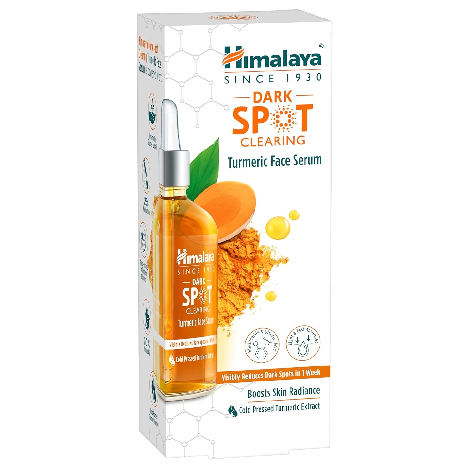 Himalaya Dark Spot Clearing Turmeric Face Serum (30ml) 2