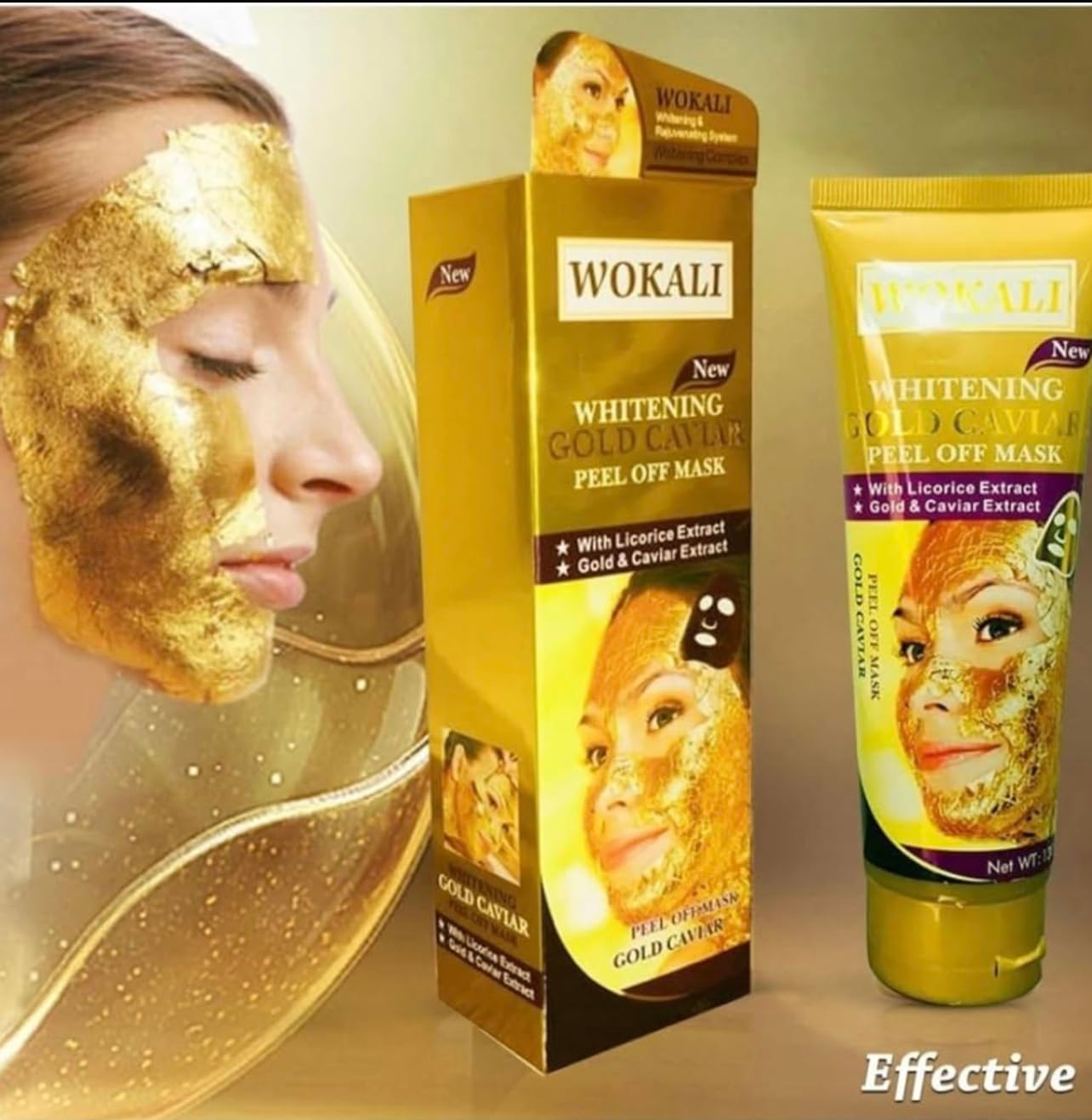 Gold Caviar Peel off Mask || Glowing, Brightening & Radiant skin 3