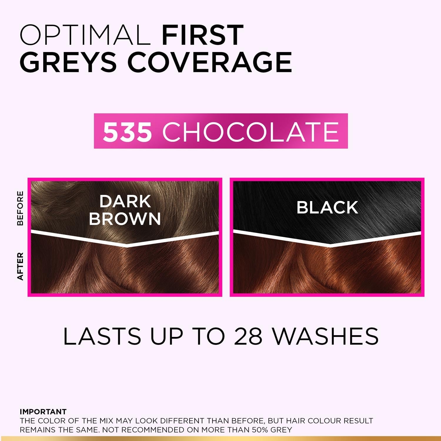 LOreal Paris Casting Creme Gloss Hair Color - 535 Chocolate (87.5g+72ml) 5