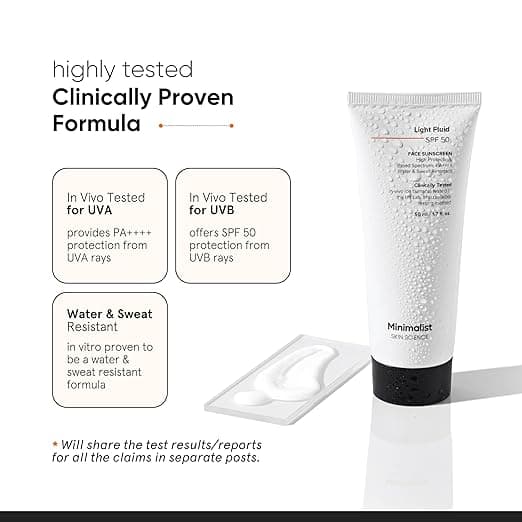 Minimalist Light Fluid SPF 50 Sunscreen 2