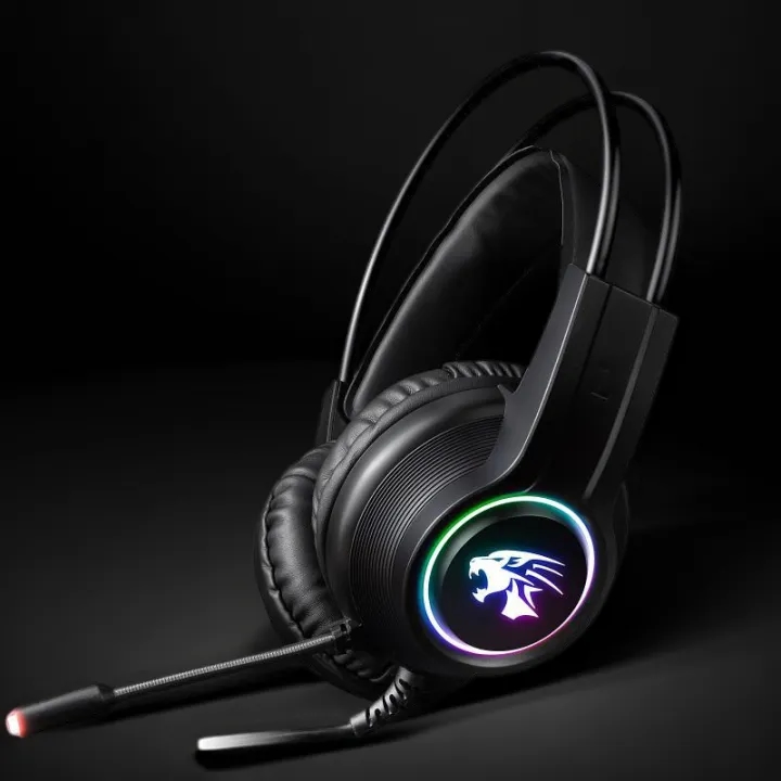 Wooyu G18 RGB Light Gaming Headset Headphone with Built-in Microphone and Volume Control 4