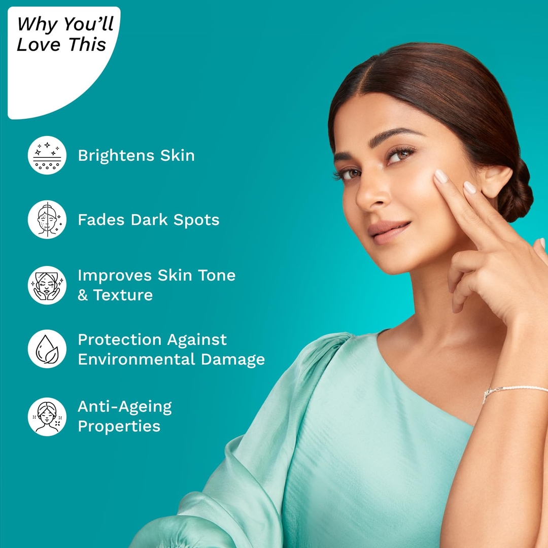 Pilgrim 15% Vitamin C Serum 20ml For Glowing Skin | Advanced Formulation With Ferulic Acid & Vitamin E |Reduces Dark Spots, Pigmentation |For All, Oily, Combination, Normal Skin |Men, Women 5