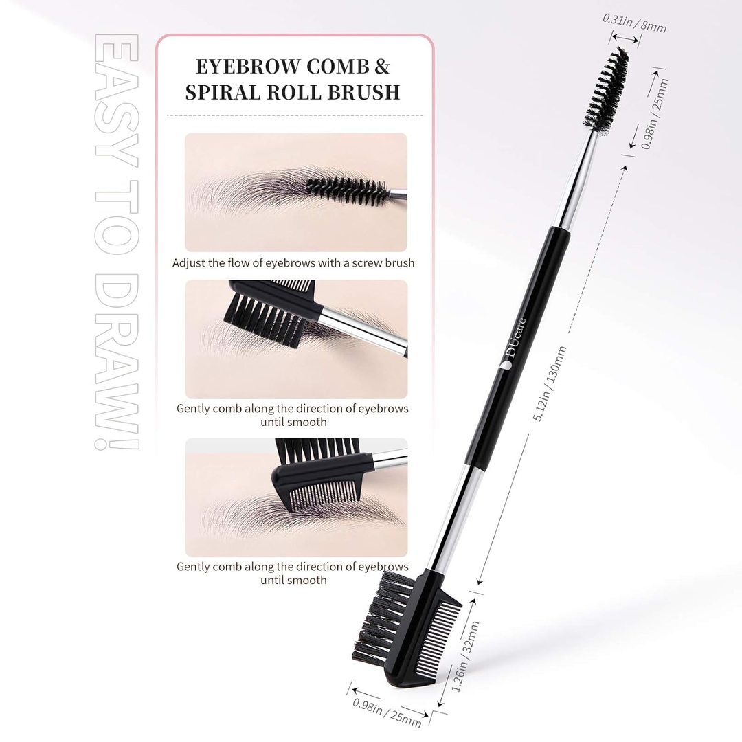 Double Ended Angled makup brush 4