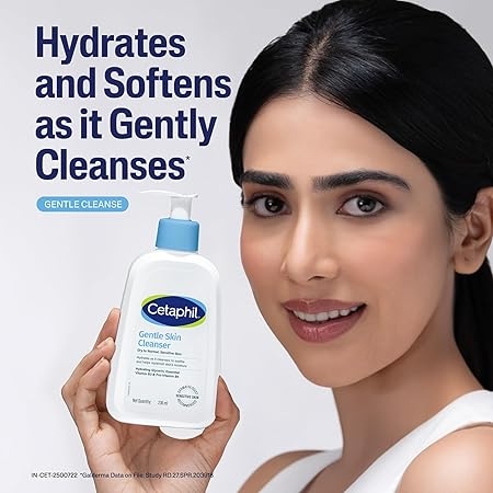 Cetaphil Gentle Skin Hydrating Face Wash 236ml, Paraben Free, Sulphate-Free Gentle Skin Hydrating Cleanser with Niacinamide, Vitamin B5 for Dry to Normal, Sensitive Skin 4