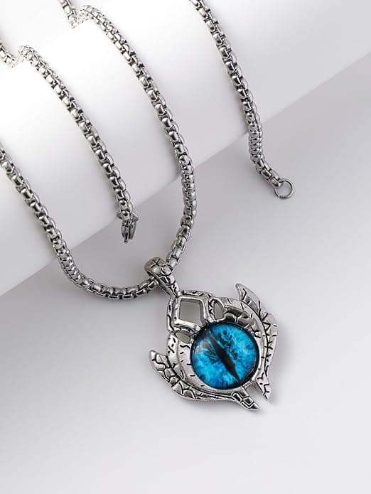 Devil Eye Pendant Necklace for Men/Boys - Stainless Steel 1