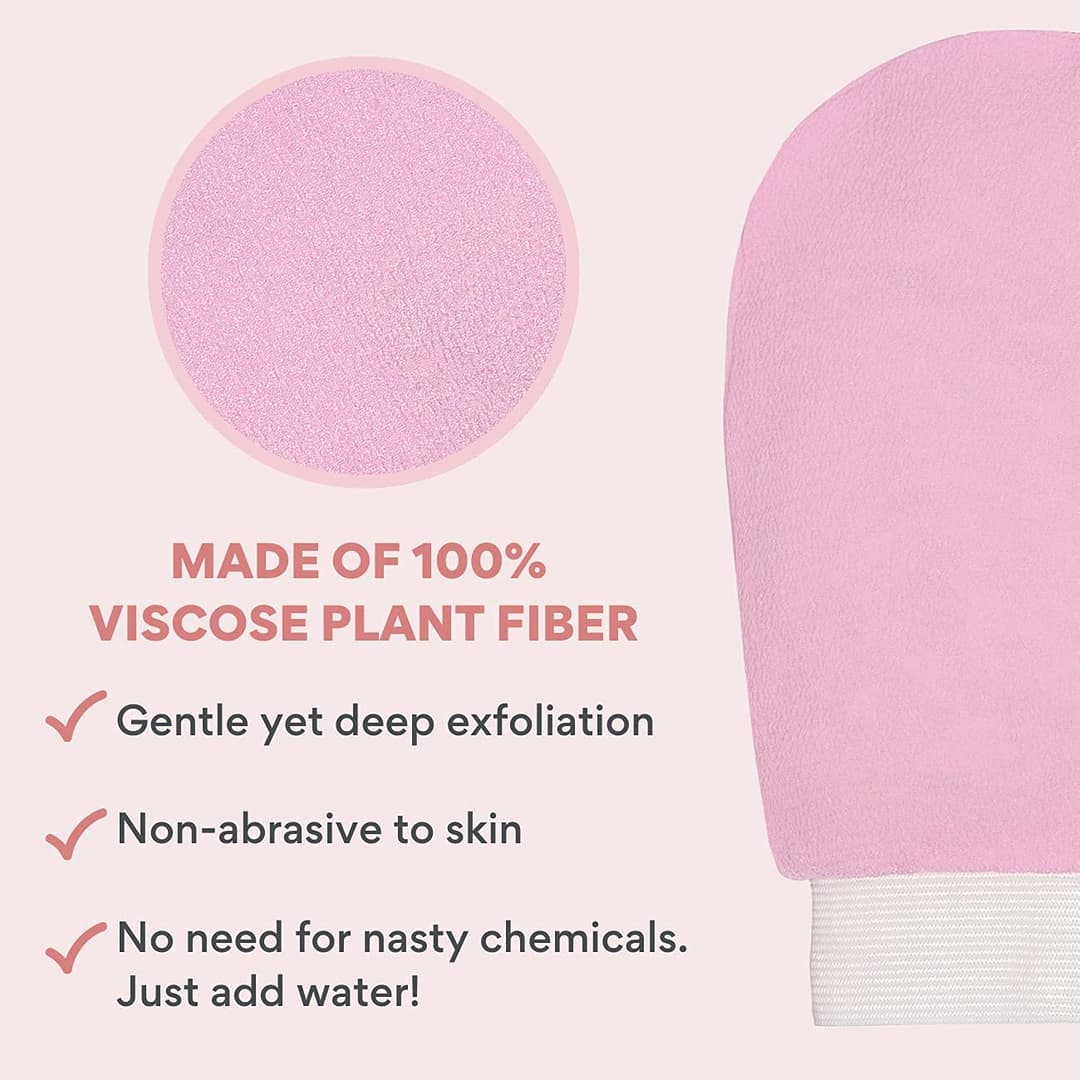 Exfoliating Glove Dead Skin Remover - Korean Body Scrubber Exfoliator, Deep Exfoliating Mitt for Body 1