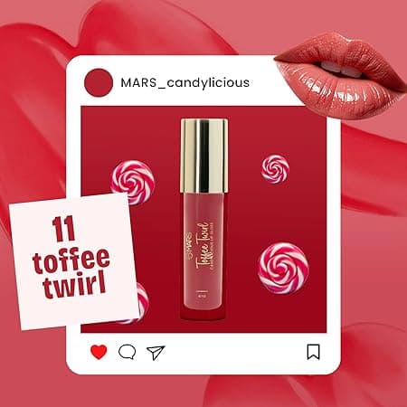 MARS Candylicious Sheer Lip Gloss for Women | Hydrating & High Shine | Lightweight | Non-Sticky | Enriched with Vitamin-E, Hyaluronic Acid & Avocado Ester 3