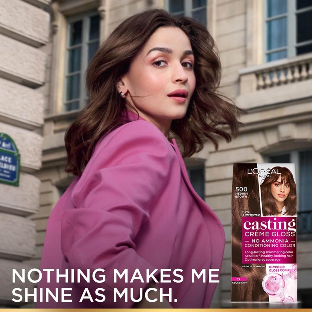 LOreal Paris Casting Creme Gloss Hair Color - 535 Chocolate (87.5g+72ml) 4
