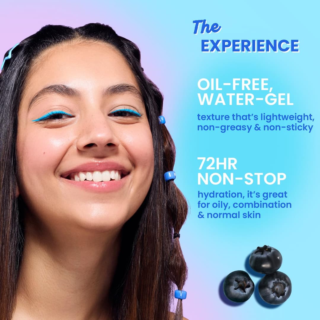 DOT & KEY 72Hr Hydrating Gel + Probiotics Moisturizer For Face With Hyaluronic Acid, Kombucha & Rice Water Lightweight Gel Oil Free Moisturizer | For Oily, Dull & Uneven Skin Tone I For All Skin Types | 60Ml 4