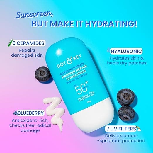 Dot & Key Barrier Repair Sunscreen, In-Vivo Tested SPF 50+ PA++++ 50g