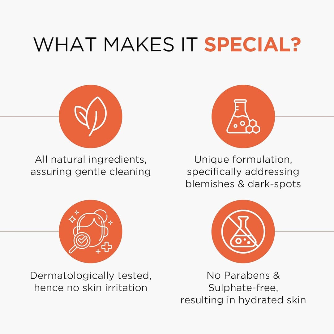 0shea Herbals Papayaclean Anti Blemishes Face Wash 2