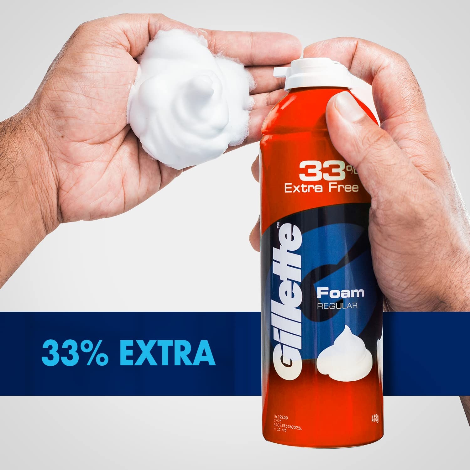 Gillettte Classic Regular Pre-Shave Foam - 418g 2