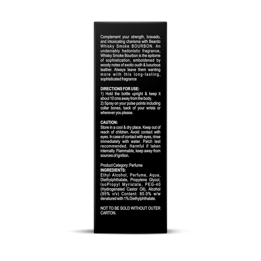 BEARD0 Whisky Smoke Perfume EDP (50ml) 7