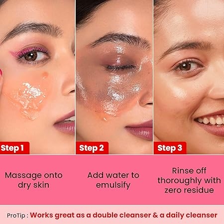 Dot & Key Strawberry Dew Cleansing Balm | For Clean, Smooth & Dewy Skin | Makeup Remover Balm |Non Greasy Makeup Cleanser Face Scrub | Cleanses Dirt, Makeup & Sunscreen | For All Skin Types | 70ml 3