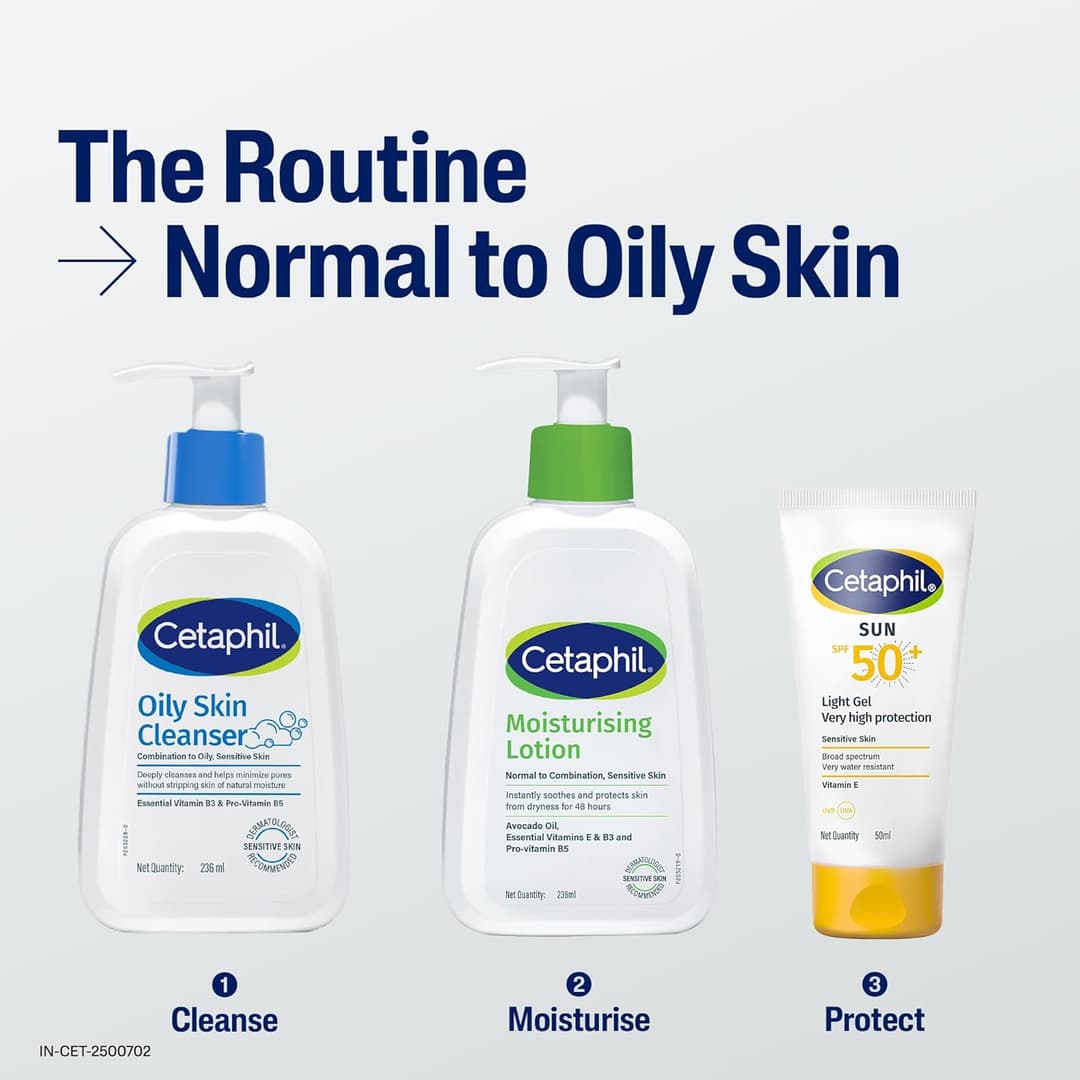 Cetaphil Oily Skin Cleanser, Daily Face Wash For Oily, Acne Prone Skin, Gentle Foaming, 236ML 4