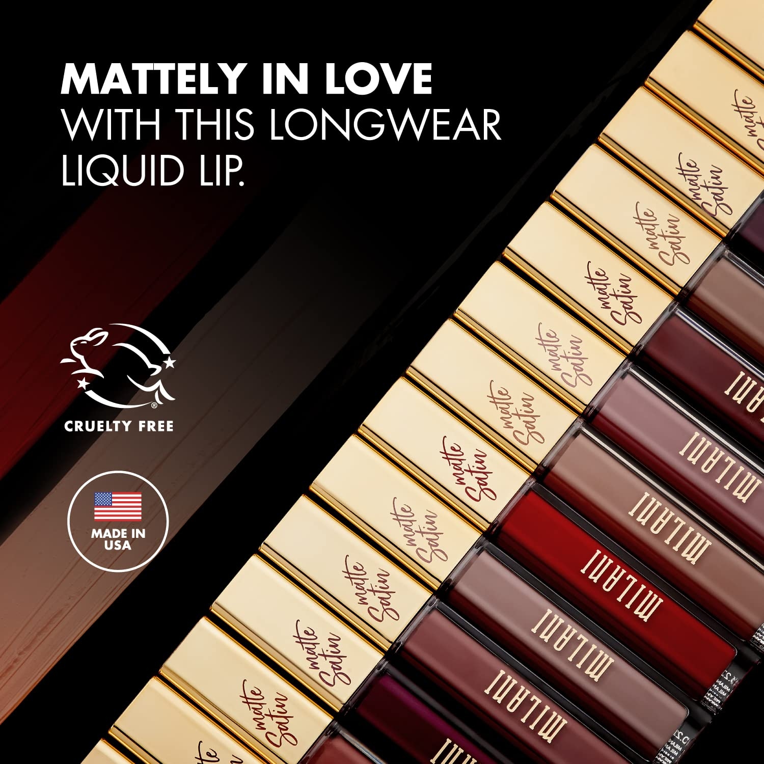 Milani Amore Matte Lip Creme – 15 Gorgeous 6ml With Free Lipliner By Genuine Collection 5