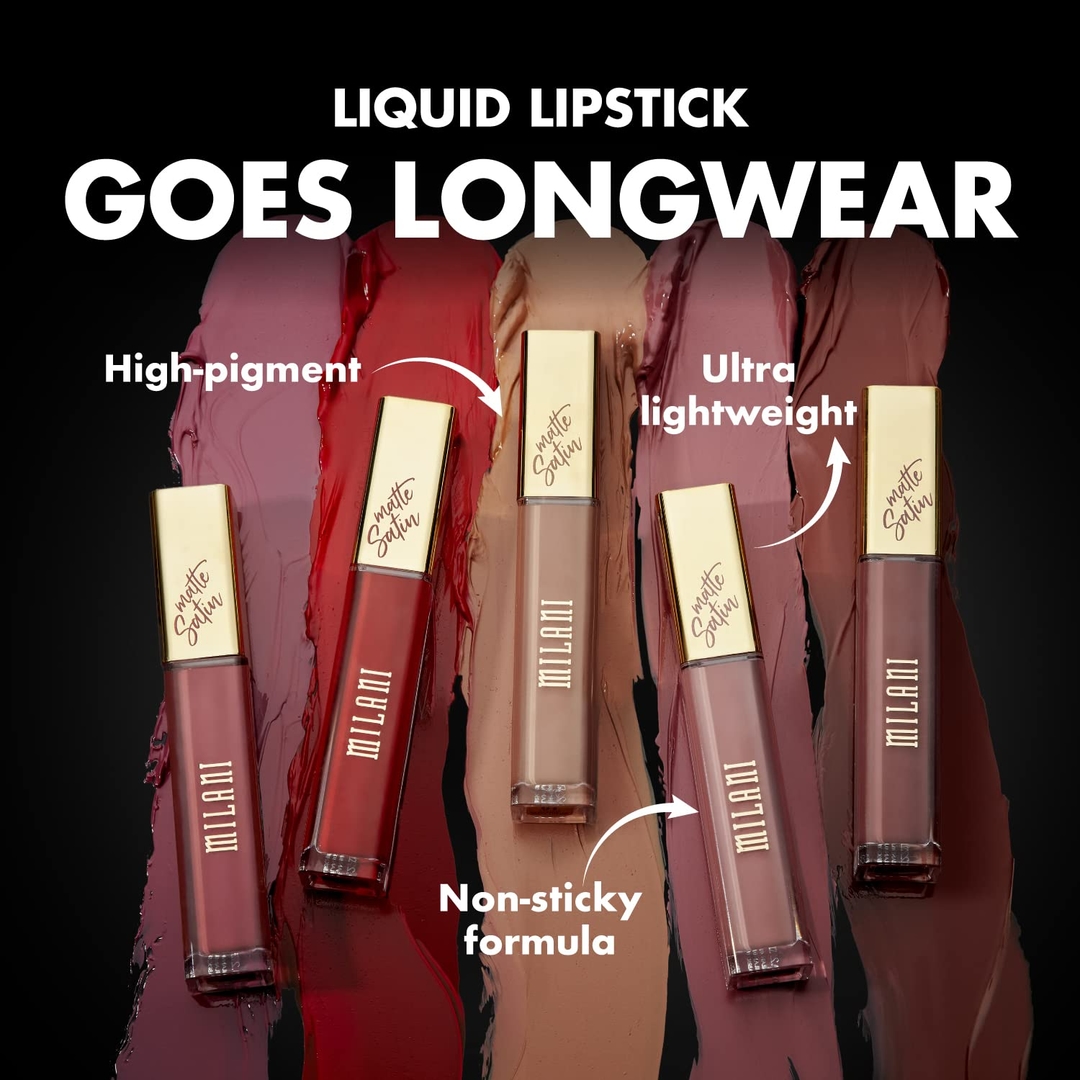 Milani Amore Matte Lip Creme – 15 Gorgeous 6ml With Free Lipliner By Genuine Collection 3