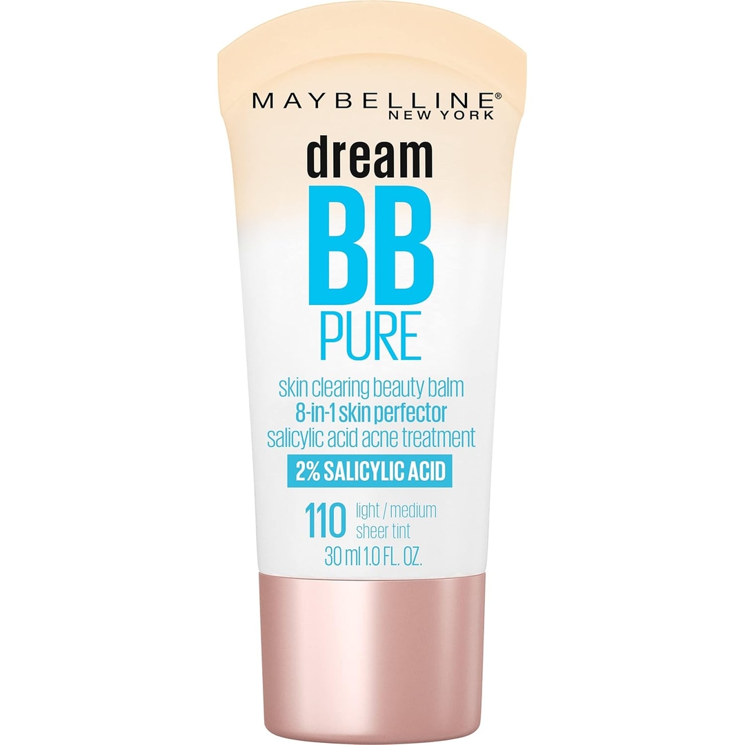 Maybelline Dream Pure Skin Clearing BB Cream, 8-in-1 Skin Perfecting Beauty Balm With 2% Salicylic Acid- Sheer Tint Coverage-Oil-Free- Light/Medium-1 Count 3