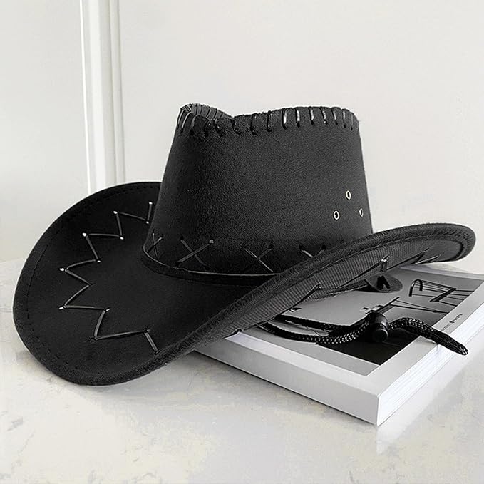 suede Western cowboy hats For unisex 4