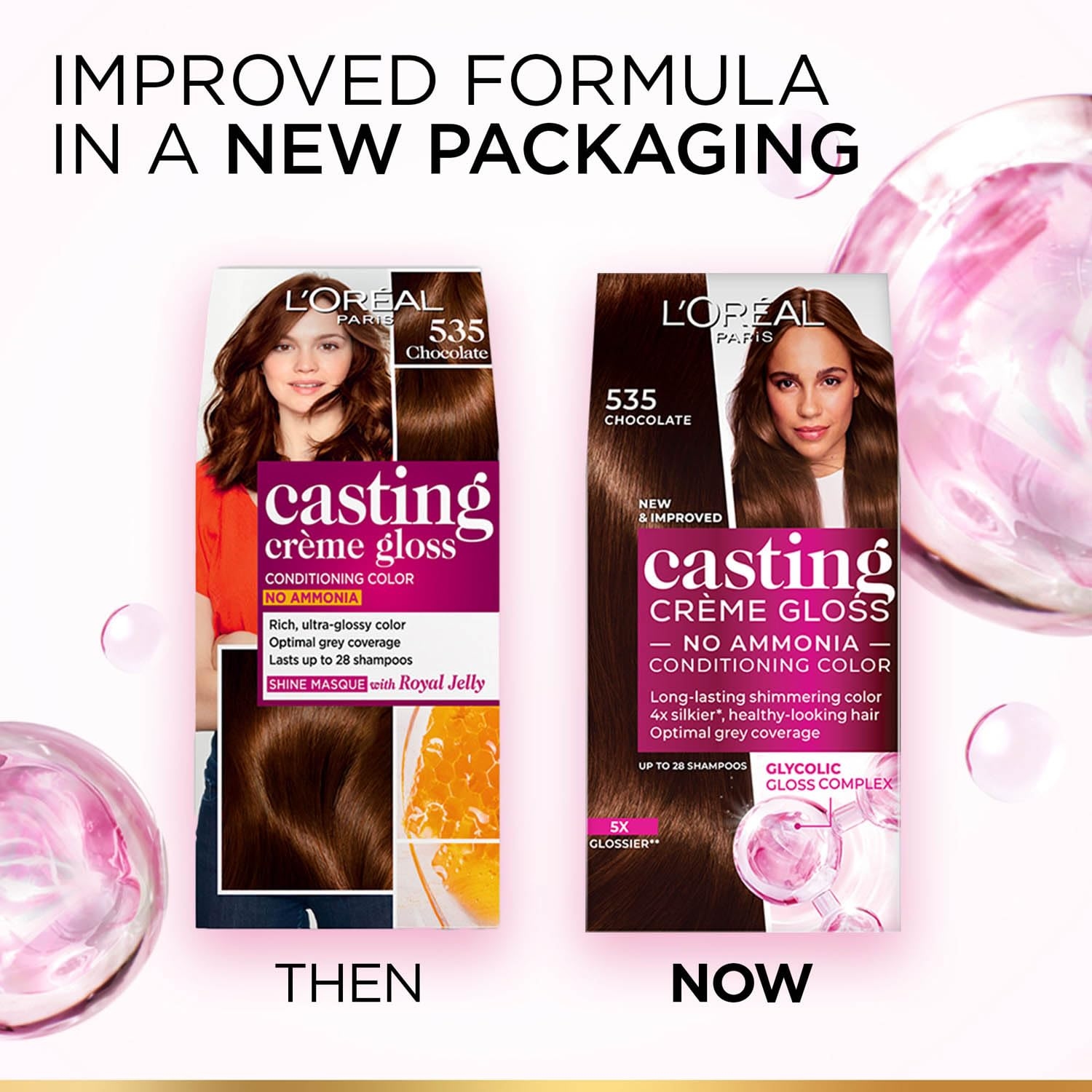 LOreal Paris Casting Creme Gloss Hair Color - 535 Chocolate (87.5g+72ml) 9