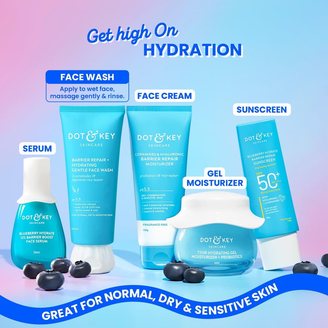 Dot & Key Barrier Repair + Hydrating Gentle Face Wash With Probiotic 5