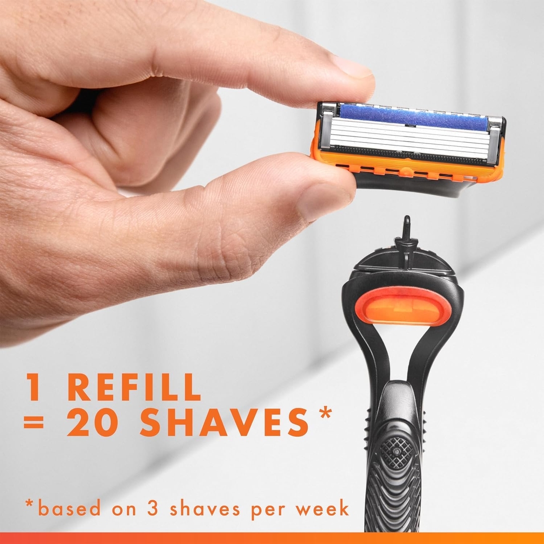 Gillette Fusion5 Men's Razor Blades - 4 Cartridge Refills 7